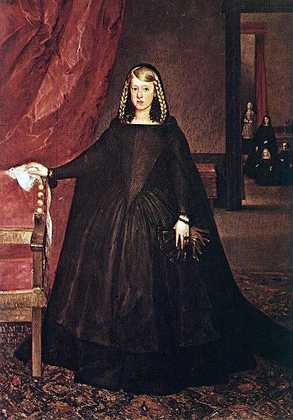 The Empress Dona Margarita de Austria in Mourning Dress